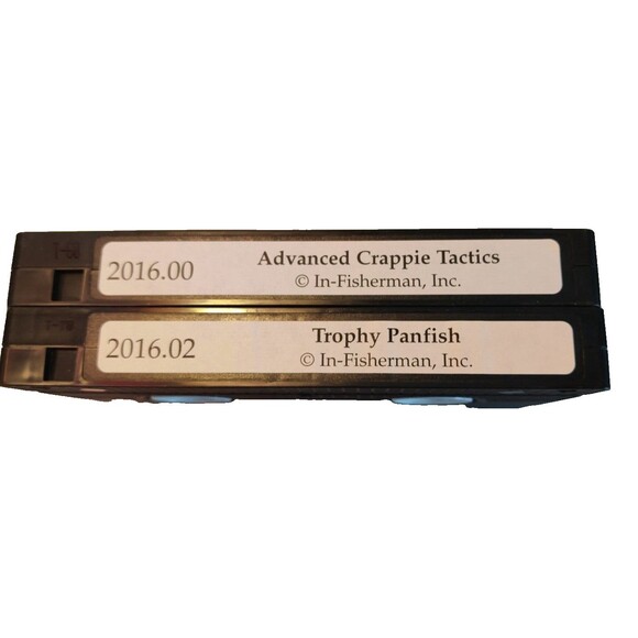 2 Fishing Fish VHS Tapes: Panfish Patterns and Trophy Panfish-In-Fisherman - Picture 7 of 7